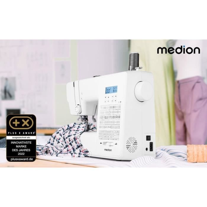 MEDION SD 36 Digital Sewing Machine - 270 Stitches - 700 RPM - White
