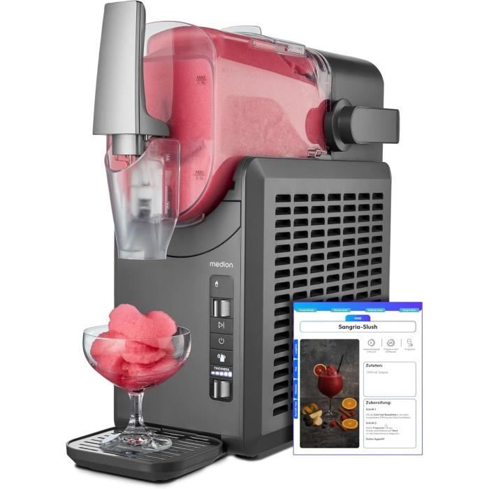 MEDION Iced Drink and Slush Machine - MD12090 - 2.6 L Capacity - 200W