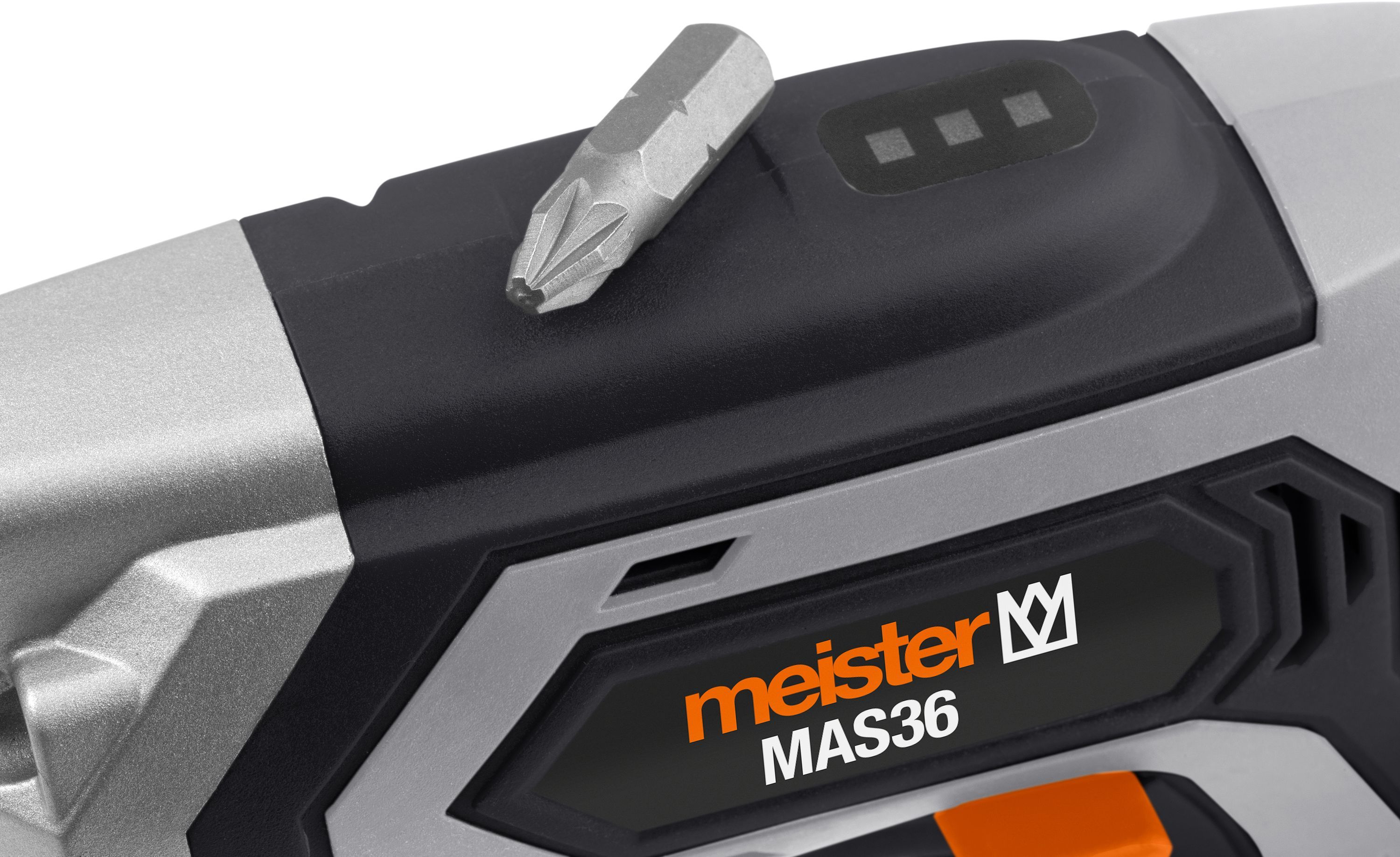 MEISTER MAS36 Cordless Screwdriver - 3.6V Li-ion - 2.0 Ah Battery - 5 Nm Torque