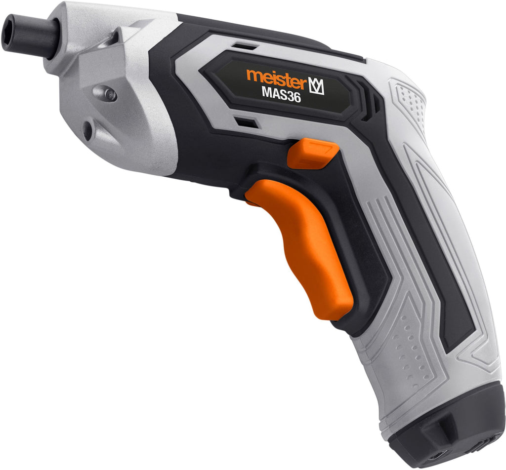 MEISTER MAS36 Cordless Screwdriver - 3.6V Li-ion - 2.0 Ah Battery - 5 Nm Torque
