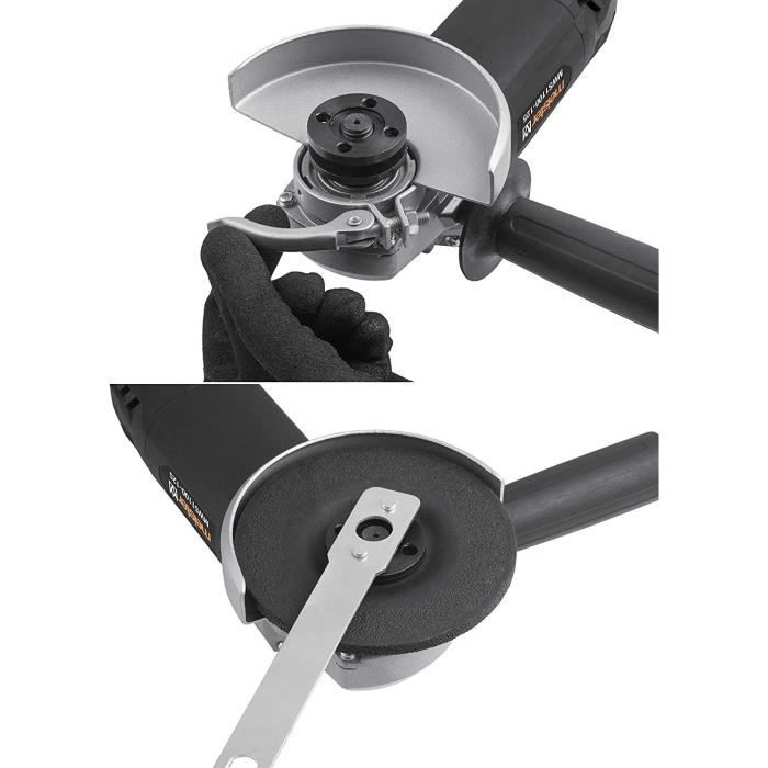 MEISTER Angle Grinder - 1100W - Ø 125 mm - 3-position Side Handle