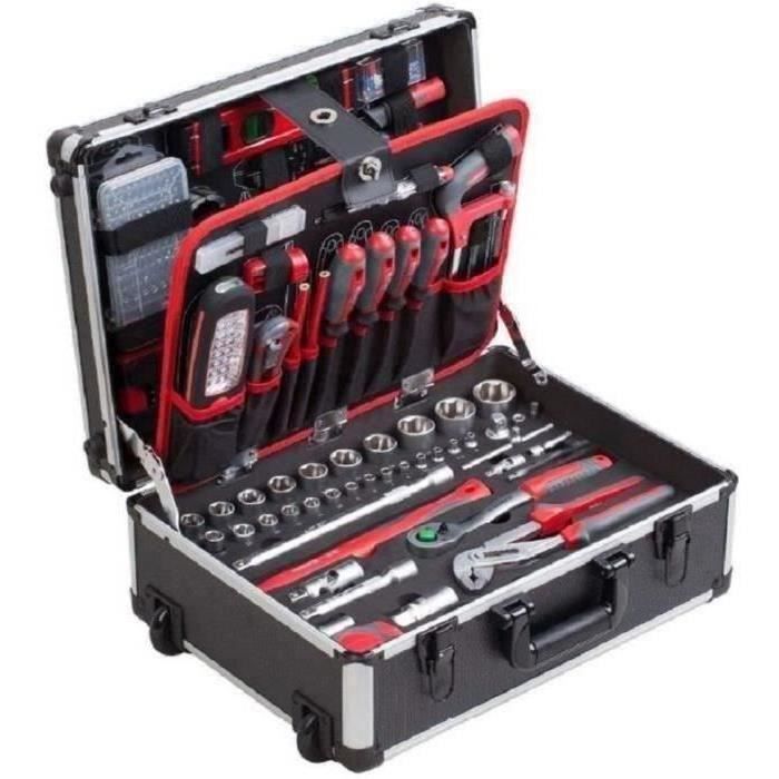 MEISTER Tool Trolley - 230 Pieces - Telescopic Handle