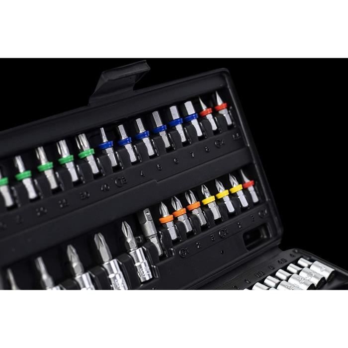 CONNEX Socket and Wrench Set - 52 Pieces - Chrome Vanadium 52-Piece