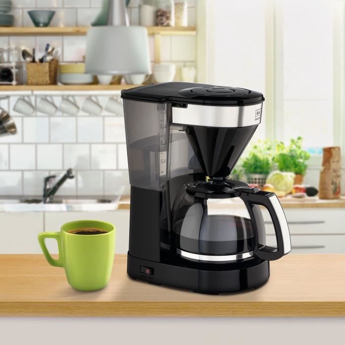 MELITTA Easy Top II Filter Coffee Maker - 1050 W - 10 Cups - Black - 1023-04