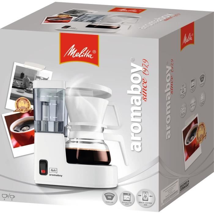 MELITTA Cafétiere Aromaboy 1015-01 - White