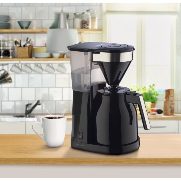 MELITTA Easy Top Therm II Filter Coffee Maker, 1 L, 1050 W, Black