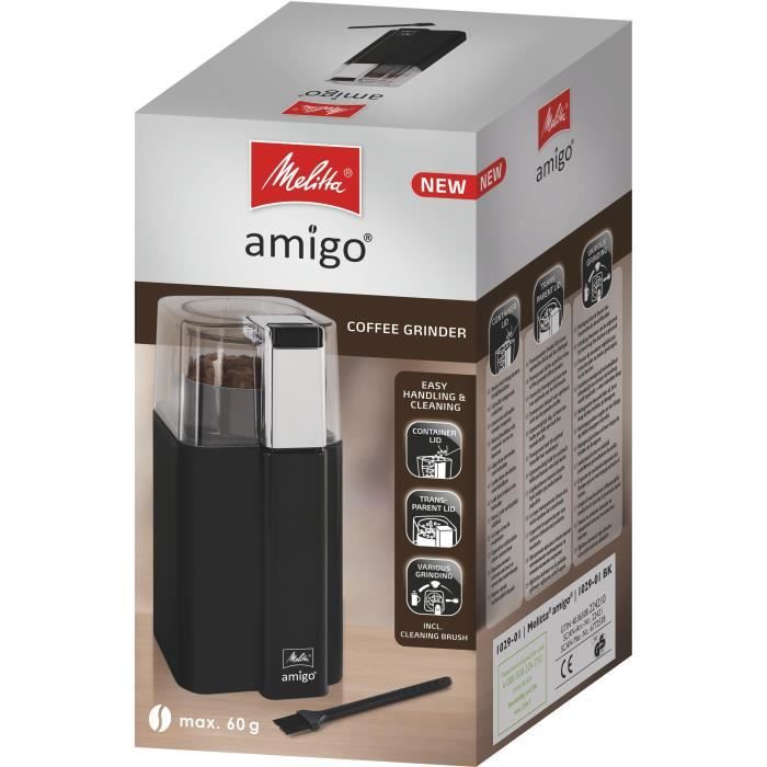 MELITTA Coffee Grinder - AMIGO 1029-01 - 170 W - Black