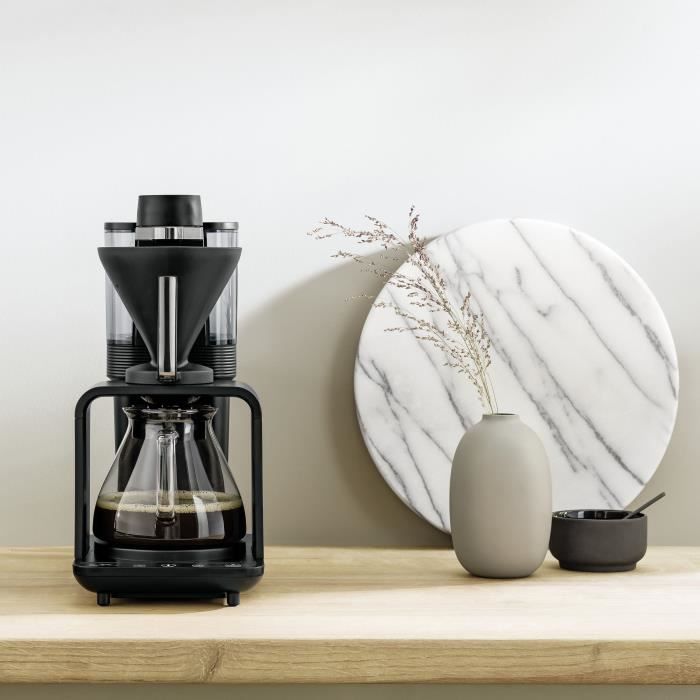 MELITTA Filter Coffee Maker, 1515 W, 2-8 Cups, Black/Chrome, Epour 1024-11