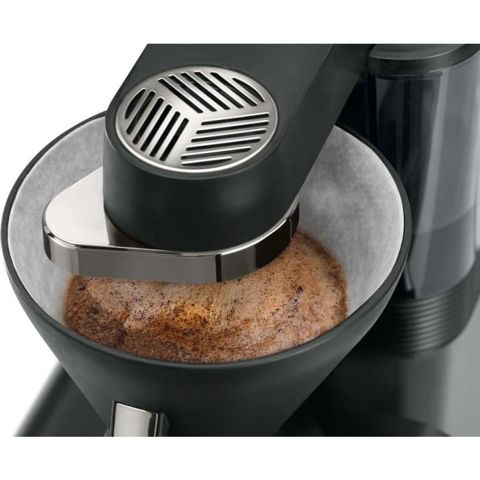 MELITTA Filter Coffee Maker, 1515 W, 2-8 Cups, Black/Chrome, Epour 1024-11
