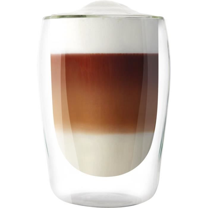 MELITTA Set of 2 Borosilicate Glasses - Latte/Macchiato - 300 ml - Clear