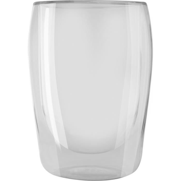 MELITTA Set of 2 Borosilicate Glasses - Latte/Macchiato - 300 ml - Clear