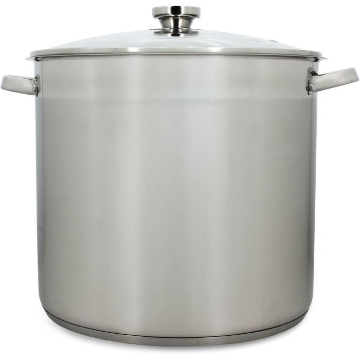 MENASTYL Stockpot with Lid - Stainless Steel - 17 Liters - 32 cm - 4615451