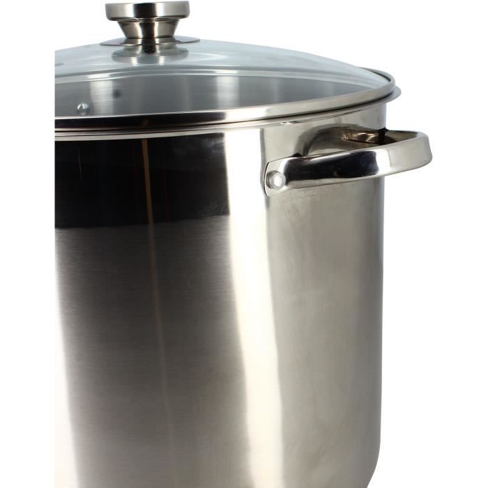 MENASTYL Stockpot with Lid - Stainless Steel - 17 Liters - 32 cm - 4615451