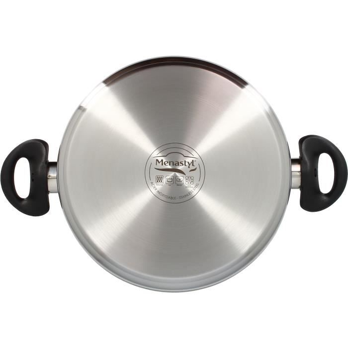 MENASTYL Casserole Dish - Stainless Steel - 24 cm - 6020256