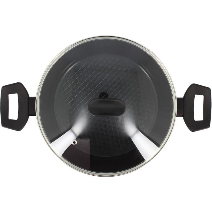 MENASTYL Casserole Dish - Forged Aluminum - 24 cm - Black - 6020647