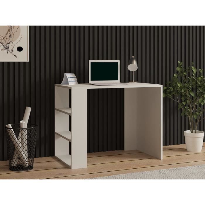 Scandinavian Study Desk - COOL - White - 90 x 70 x 50 cm