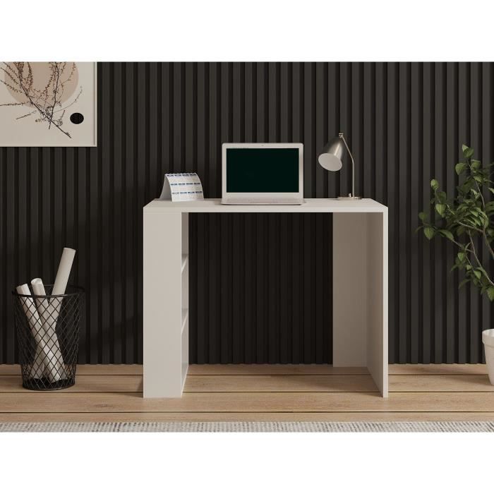 Scandinavian Study Desk - COOL - White - 90 x 70 x 50 cm