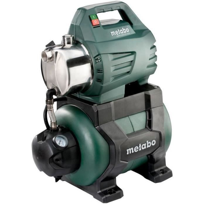 METABO Pressure Booster with Tank - HWW 4500/25 - Stainless Steel