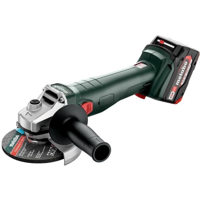 METABO Cordless Angle Grinder W 18 L 9-125 - 18V - MetaBOX 165 L