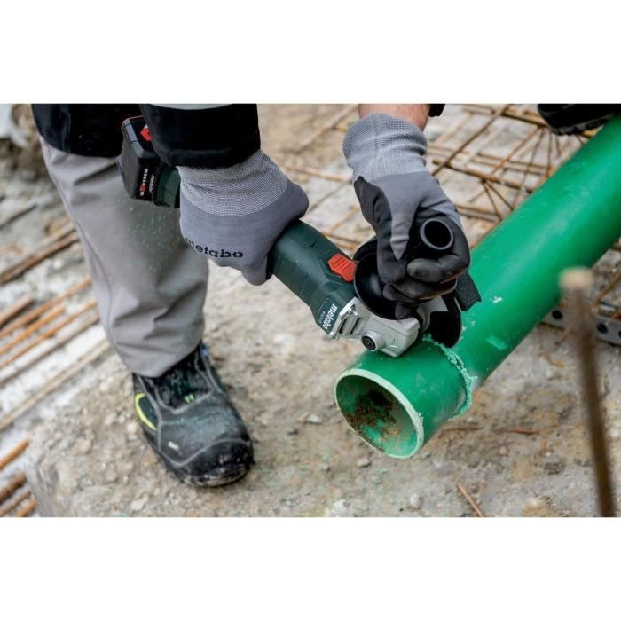 METABO Cordless Angle Grinder W 18 L 9-125 - 18V - MetaBOX 165 L