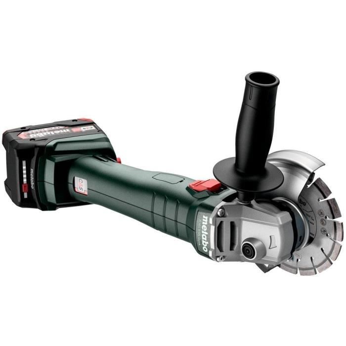 METABO Cordless Angle Grinder W 18 L 9-125 - 18V - MetaBOX 165 L