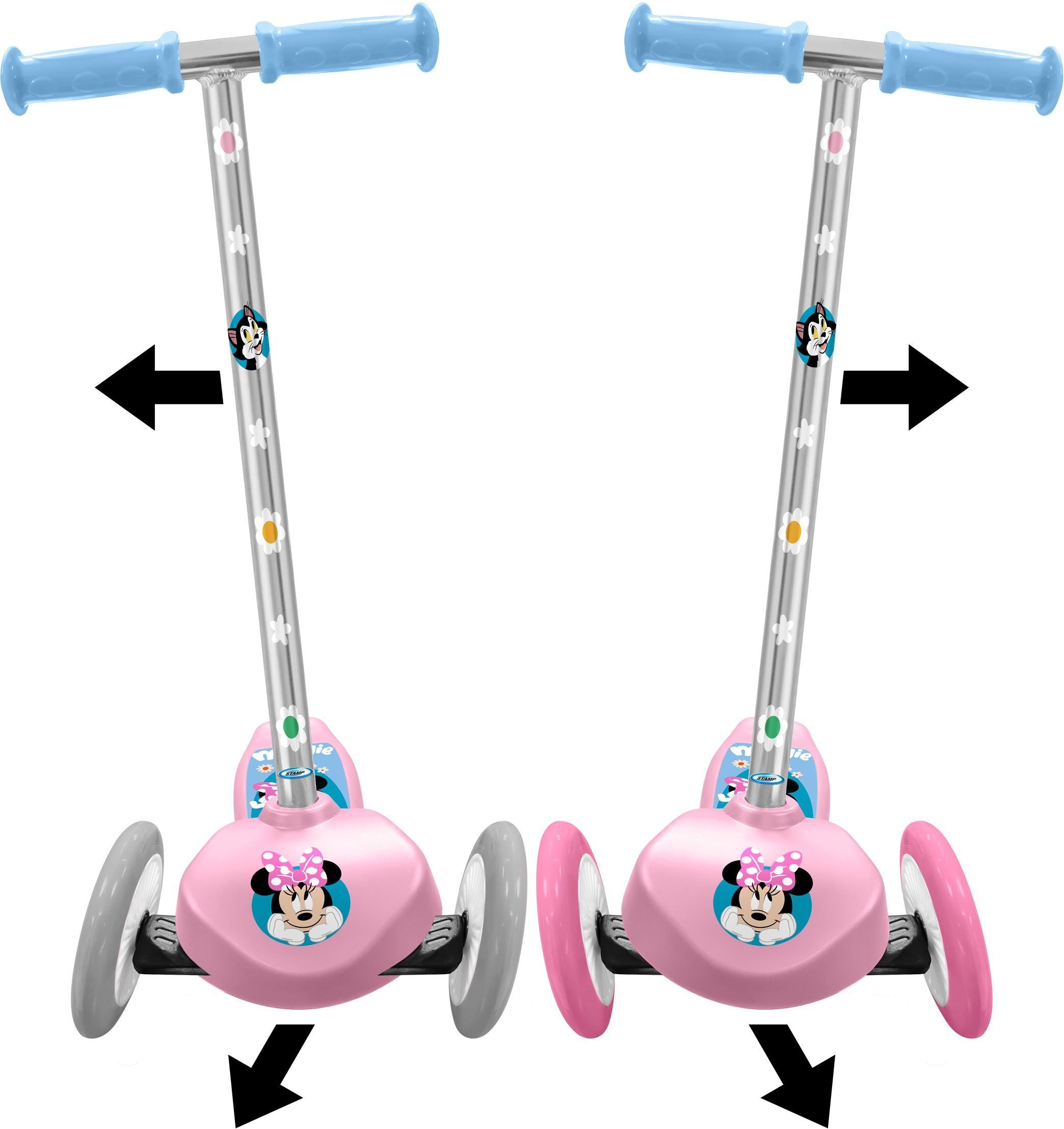 MINNIE Steering Scooter - MN432045 - 3 Wheels - Pink