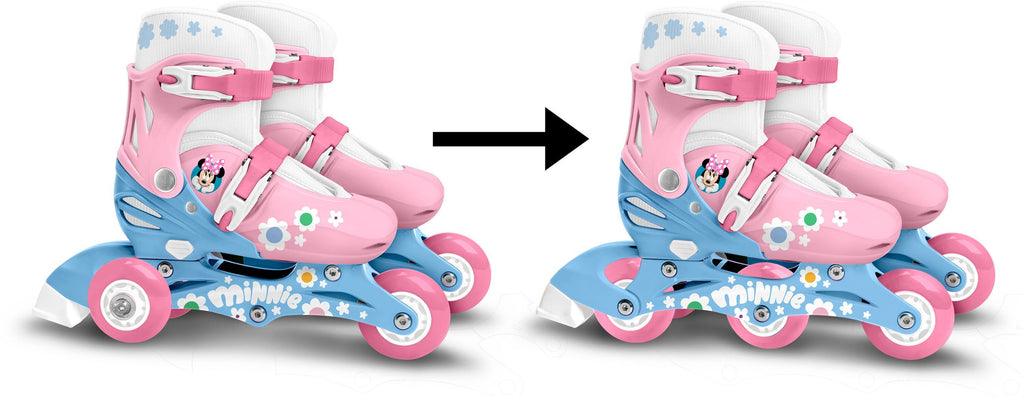 MINNIE 2-in-1 Inline Skates - Girl - Pink - Size 27-30
