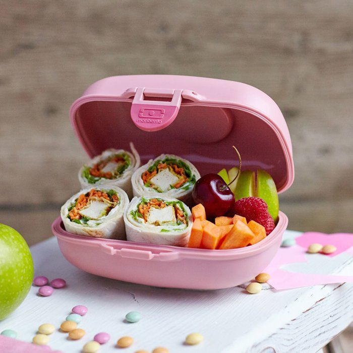 Lunch Box - MONBENTO - Airtight Snack Box - MB Gram Rose Blush