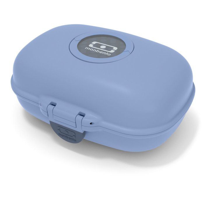 Lunch Box - MONBENTO - Airtight Snack Box - MB Gram Infinity Blue