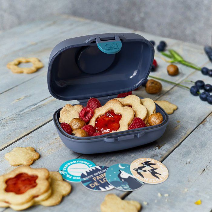 MONBENTO Lunch Box - MB Gram Wolf - Airtight Snack Box - 600 ml