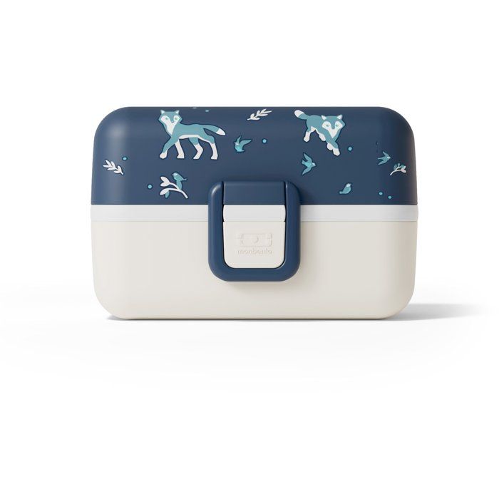 MONBENTO Children's Lunch Box - MB Tresor Wolf - 3 Compartments - BPA Free - 800 ml