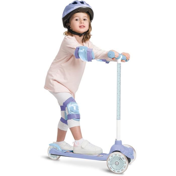 MONDO Frozen 3-Wheel Inverted Scooter - Ideal for Ages 3 and Up