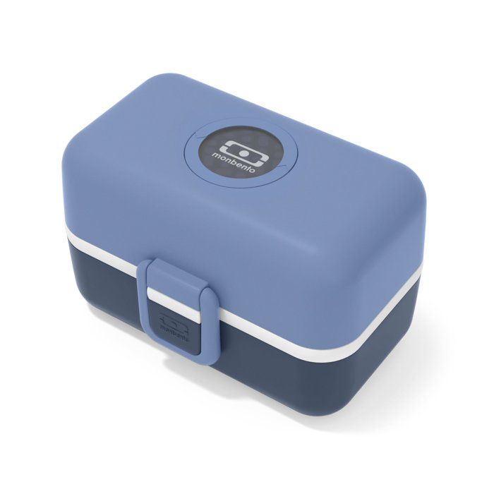 MONBENTO Children's Lunch Box - 3 Compartments - 500 ml - MB Tresor Infinity Blue