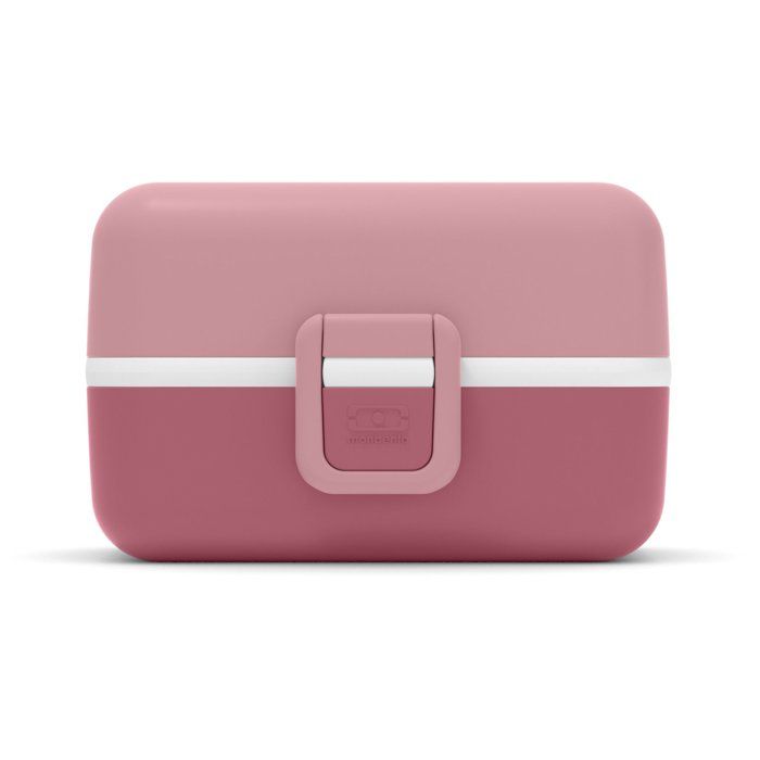 MONBENTO Children's Lunch Box - MB Tresor Rose Blush - 3 Compartments - BPA Free - 800 ml