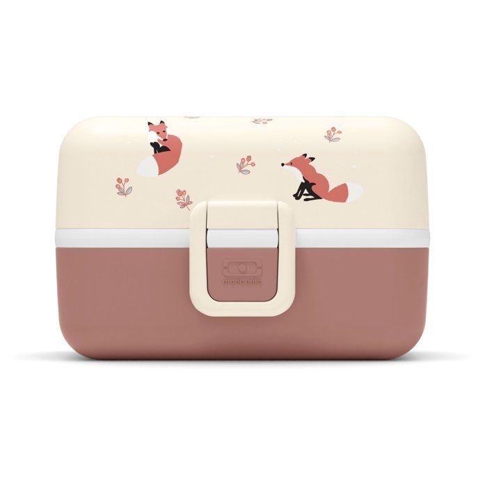 MONBENTO Children's Lunch Box - 3 Compartments - 500 ml - MB Tresor Fox