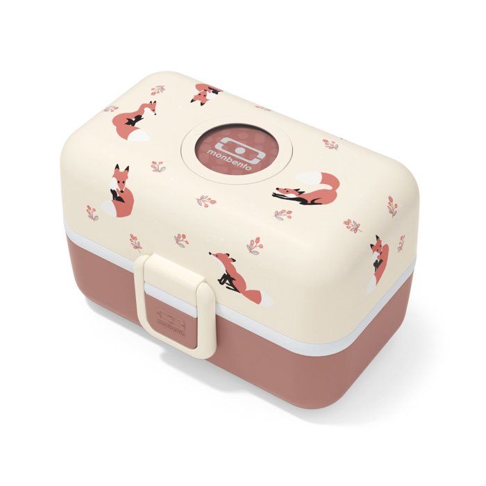 MONBENTO Children's Lunch Box - 3 Compartments - 500 ml - MB Tresor Fox