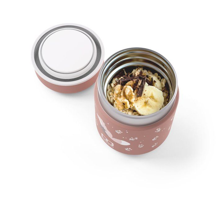 MONBENTO Small Insulated Lunch Box - Airtight - 280 ml - MB Capsule Fox