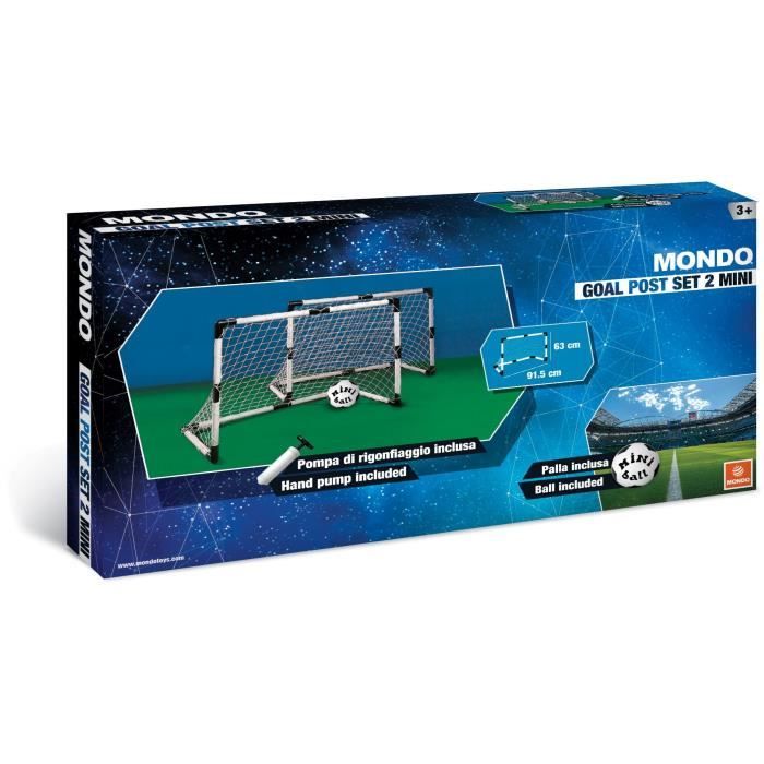 MONDO Football Set with 2 Mini Goals and BioBall Mini Ball - Eco-Friendly