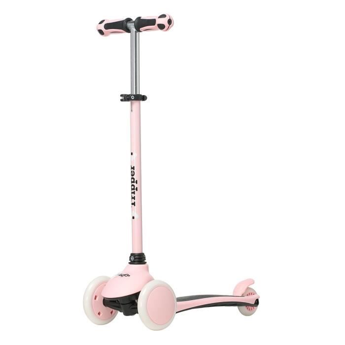 MONDO On and Go Tripper Scooter for Kids, Adjustable Handlebar, Max Load 30 kg, Pink