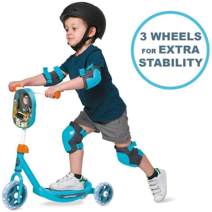 MONDO Buzz Lightyear 3-Wheel Scooter - Ideal for Ages 2 and Up