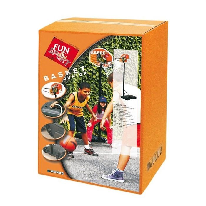 MONDO Junior Adjustable Basketball Hoop 165-205 cm