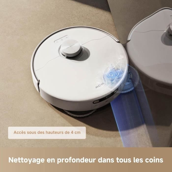 MOVA P50 Pro Ultra Robot Vacuum Cleaner and Mop - 19,000 Pa - Automatic Cleaning