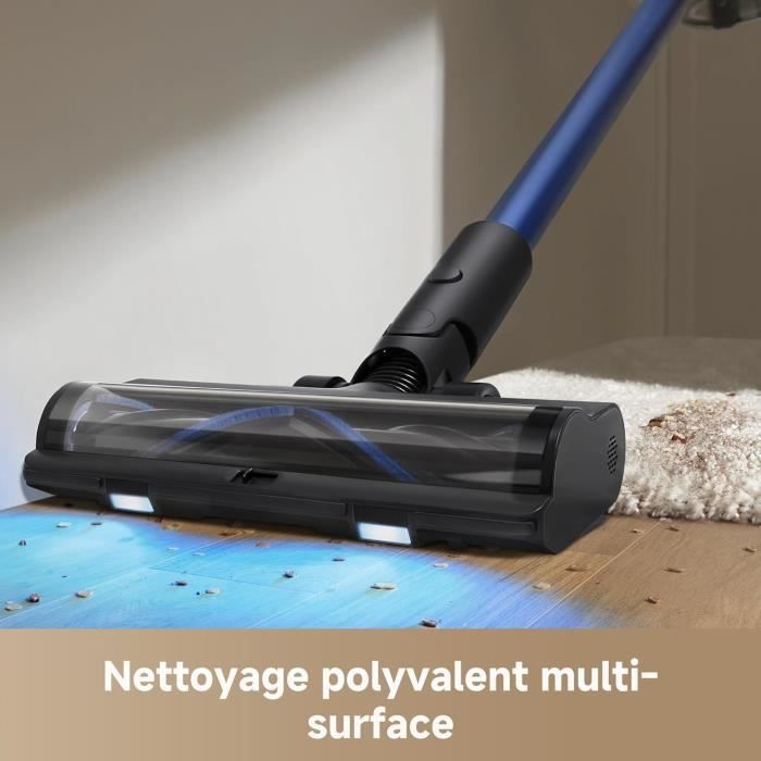 MOVA S4 Detect - Aspirateur Balai sans Fil - 150 AW - Autonomie maximale de 90 Minutes - Brosse multisurface OptiInsigh