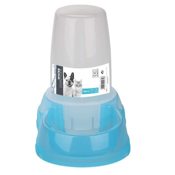 MPETS Water Dispenser - For Cat and Dog - 1500 ml - Blue
