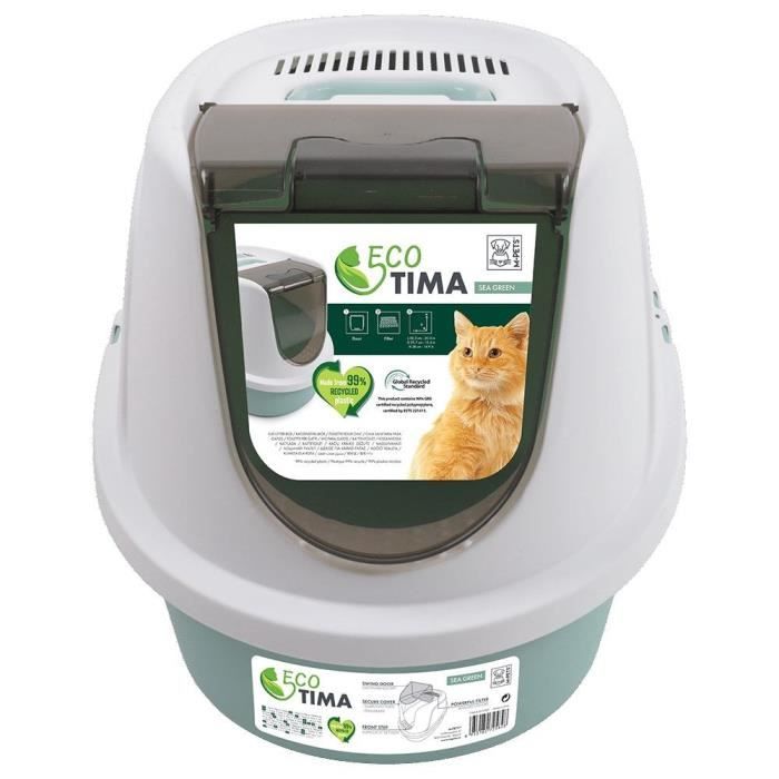 Mpets Toilet House - ECO TIMA - M - Aqua Green