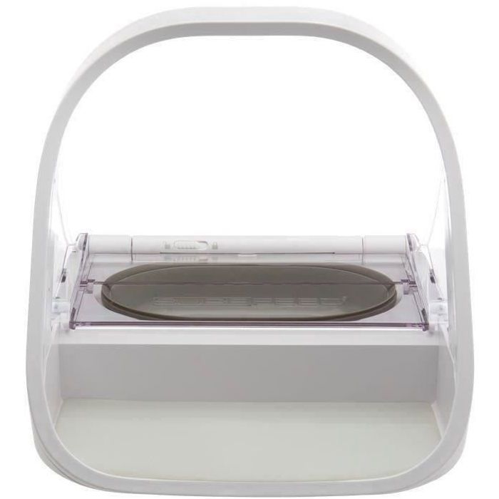 SUREFEED Microchip Pet Feeder - White - Includes Single Bowl, Double Bowl, Mat & ID Tag