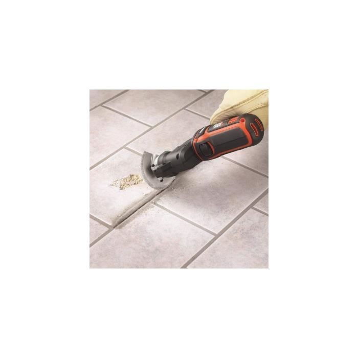 BLACK+DECKER - Multievo Oscillating Tool Head with 11 Accessories - MTOS4-XJ