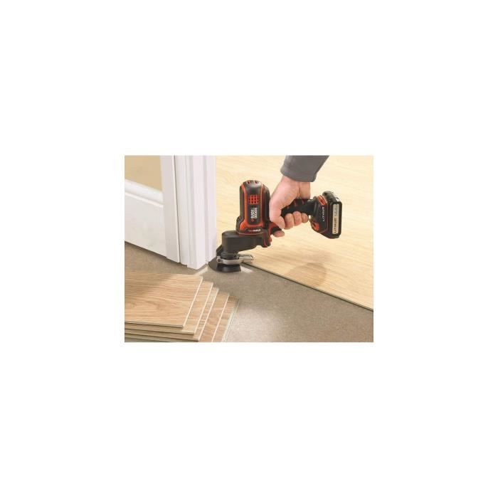 BLACK+DECKER - Multievo Oscillating Tool Head with 11 Accessories - MTOS4-XJ