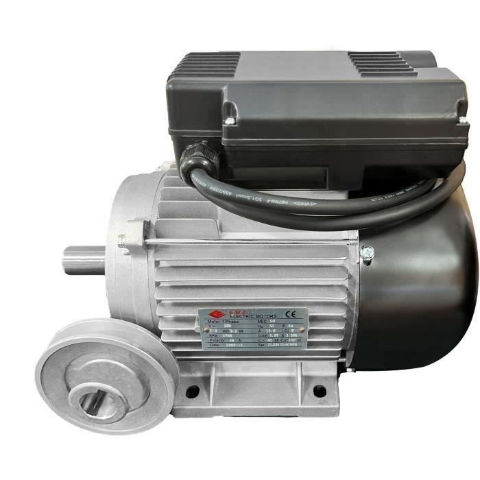 DOMAC 3HP/230V Electric Motor with Pulley - MEC 90