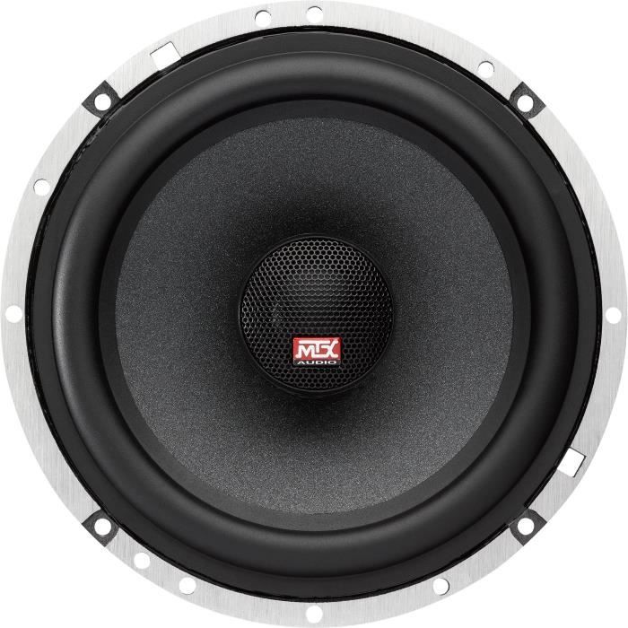 MTX TX665C 6.5" 2-Way Coaxial Car Speakers, 90W RMS, 4 Aluminum Drivers